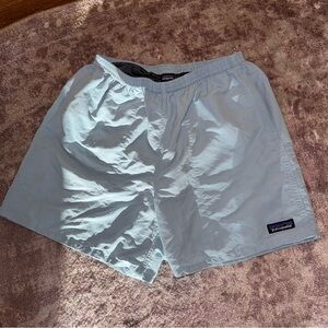 Patagonia Light Blue Athletic Shorts